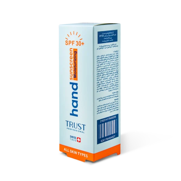 کرم تخصصی دست ضدآفتاب و آبرسان +SPF30 بی‌رنگ تراست